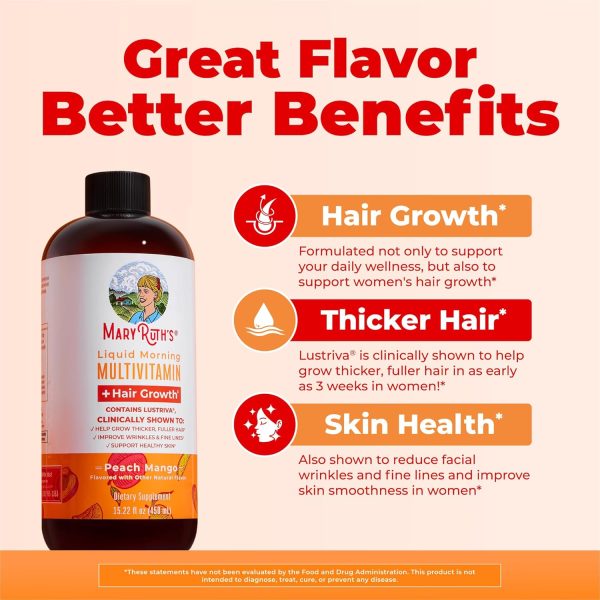 MARYRUTH'S Liquid Multivitamin + Hair Growth